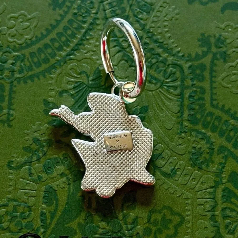 Gucci x Disney Donald Duck Keychain Unisex Enamel Multicolor 1.5